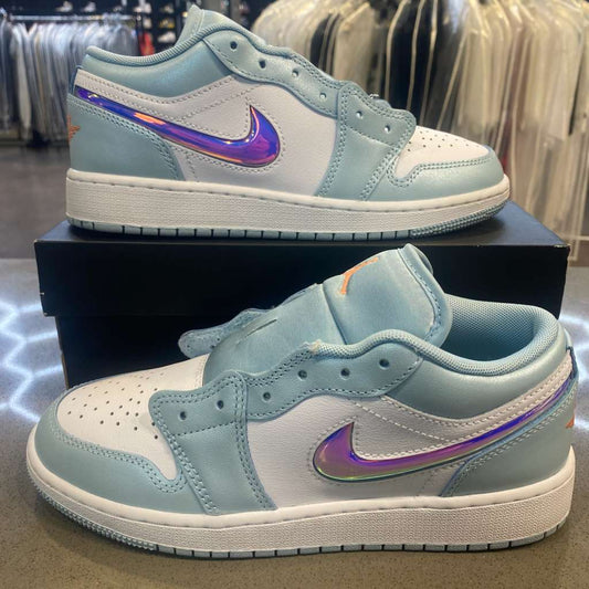 Jordan 1 Low SE Ocean Bliss White (GS) - Pre-Owned
