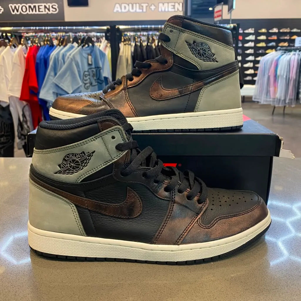 Jordan 1 Retro High Light Army Rust Shadow Patina Size 11 555088-033 - Pre-Owned