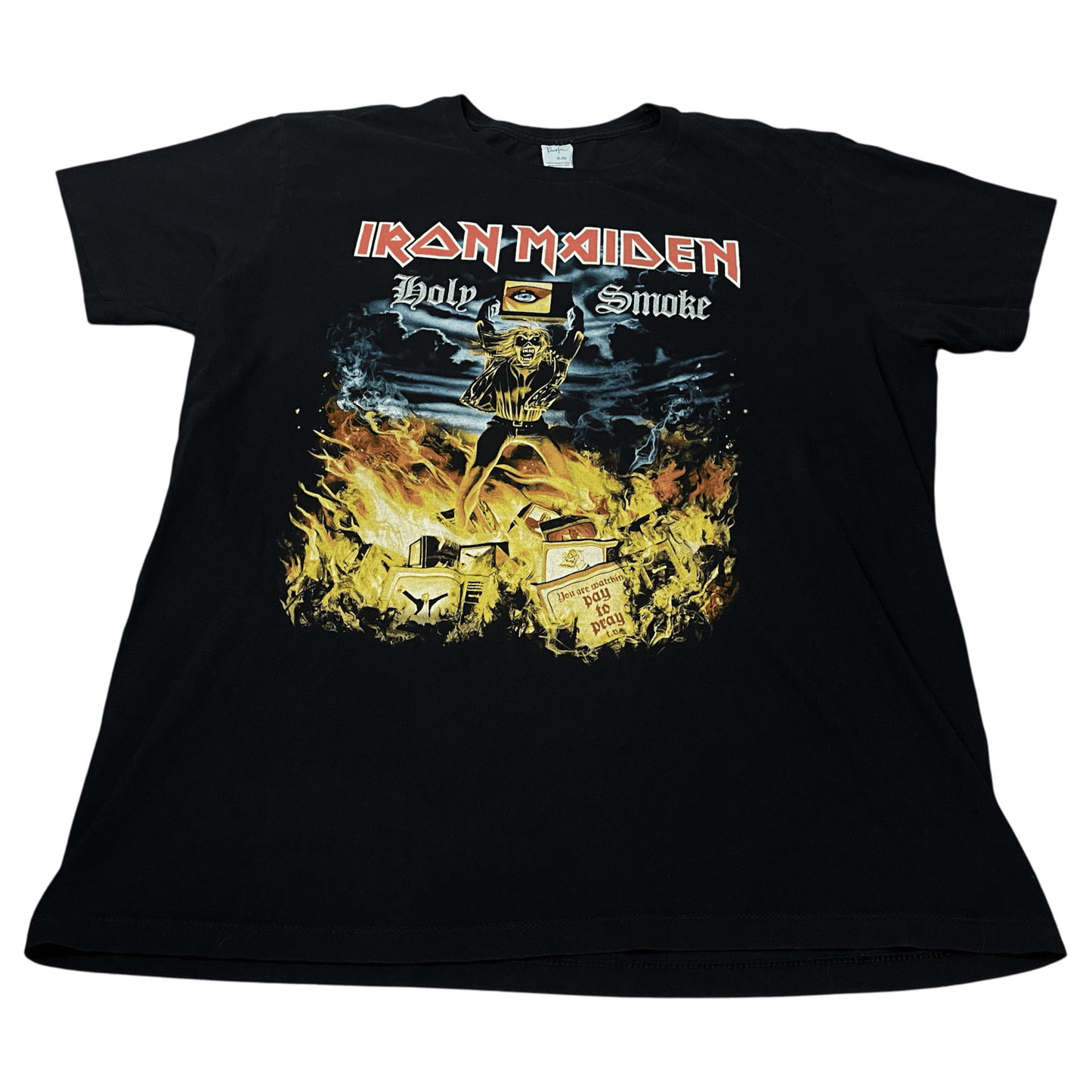 Vintage Iron Maiden Holy Smoke Band T-Shirt - Used