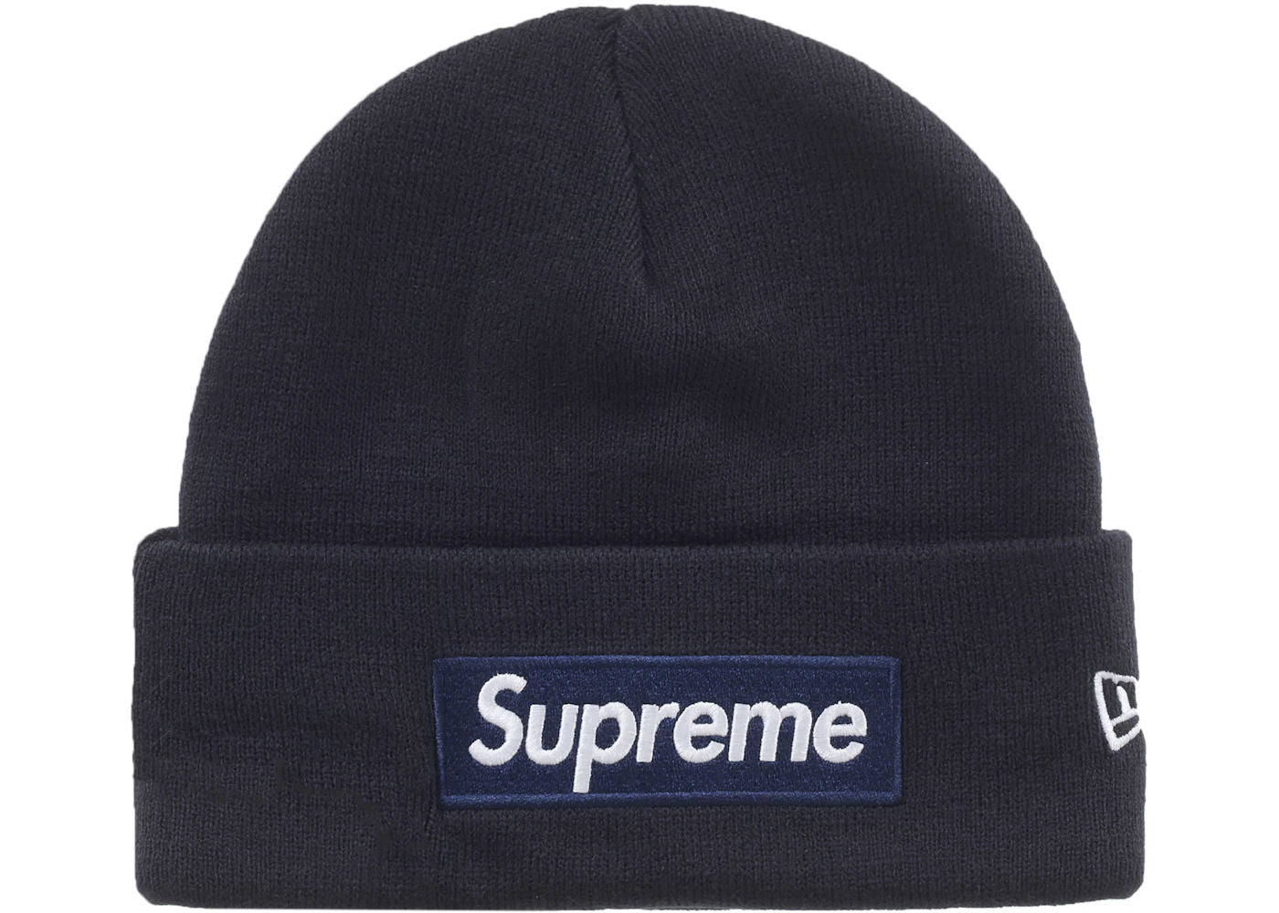 Supreme New Era Box Logo Beanie (FW25) Navy