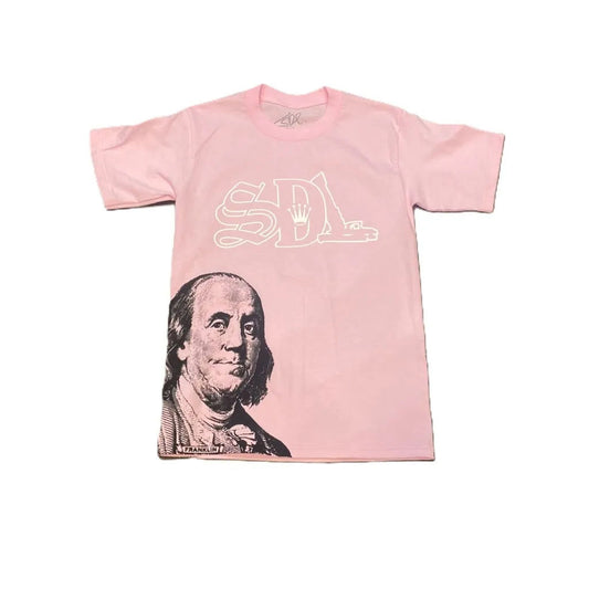 SDL G Crown Logo Benjamin Tee Pink/Black