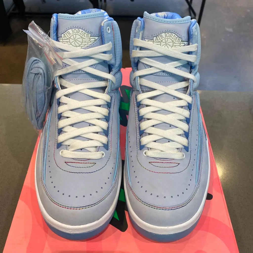Jordan 2 Retro J Balvin Size 10.5 DQ7691-419 - Pre-Owned