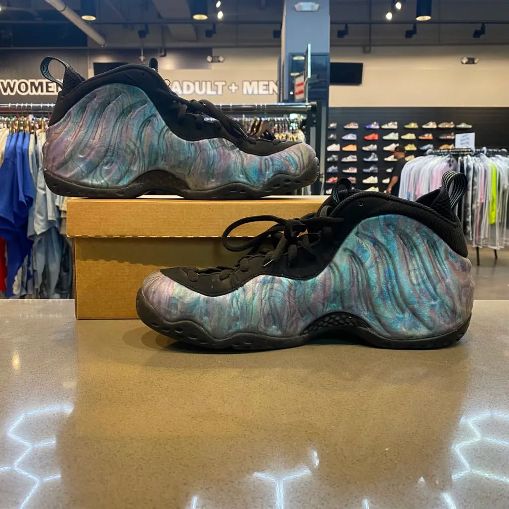 Nike Air Foamposite One Abalone Size 11.5 575420-009 - Pre-Owned (Replacement Box)