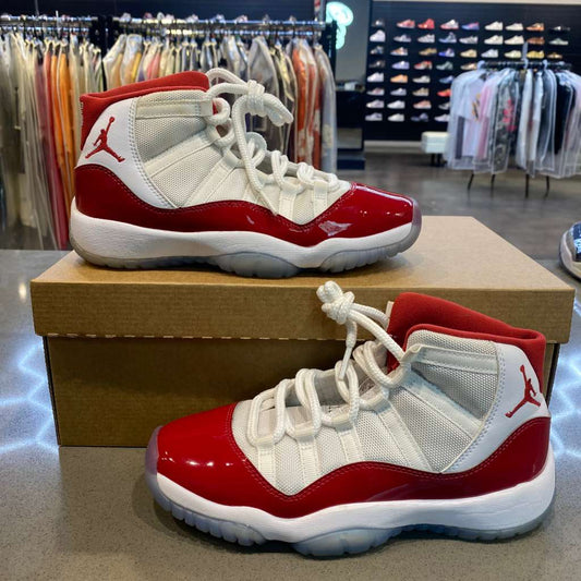 Jordan 11 Retro Cherry (2022) (GS) Size 4.5Y 378038-116 - Pre-Owned (Replacement Box)