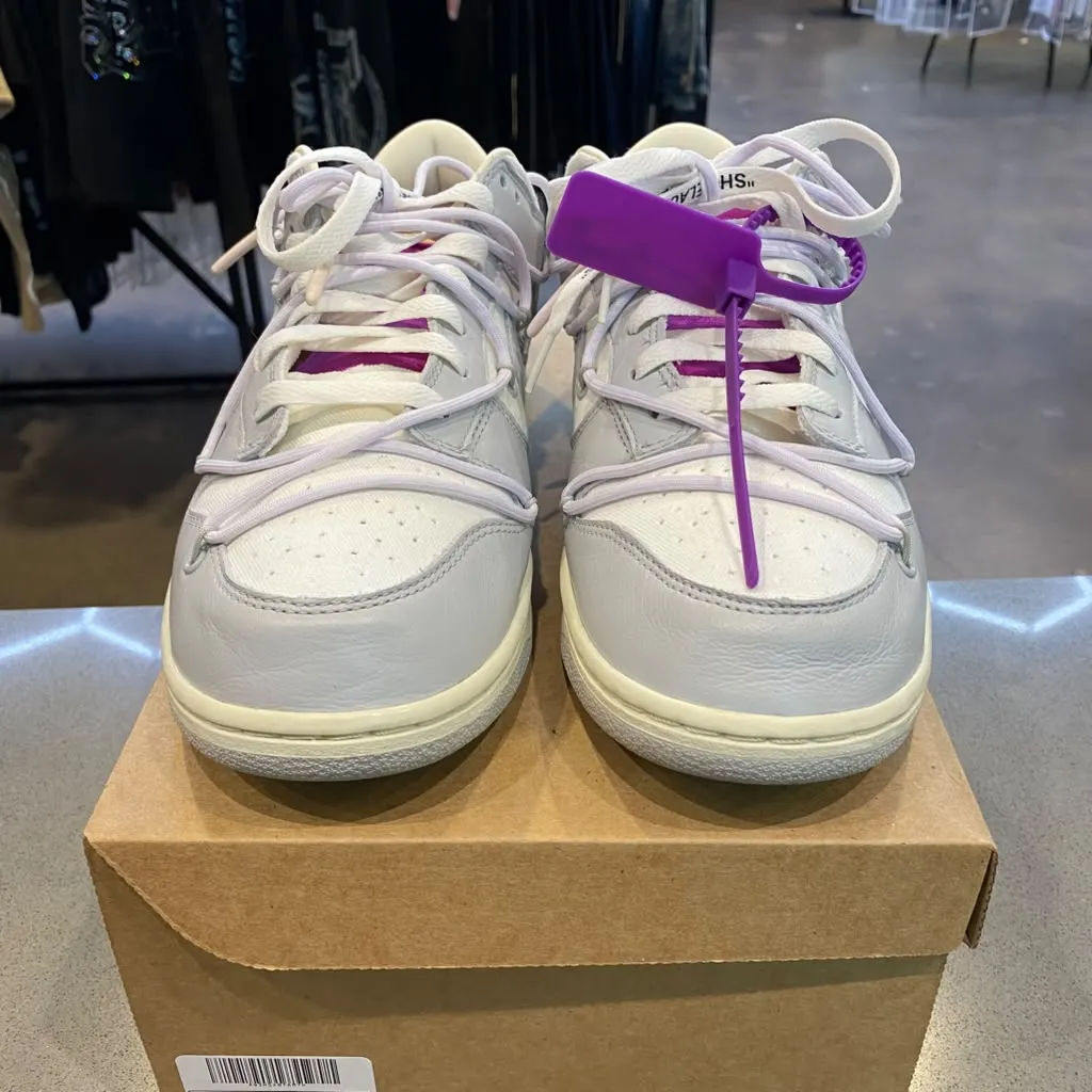 Nike Dunk Low Off-White Lot 3 Size 11.5 DM1602-118 - Pre-Owned (Replacement Box)