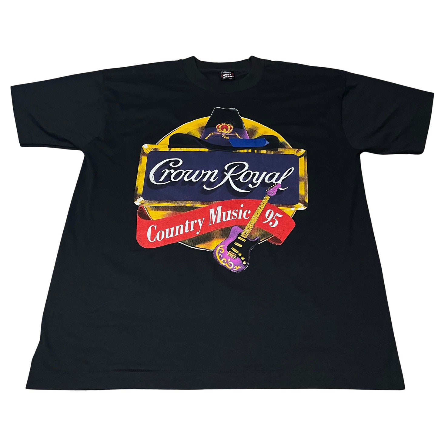 Vintage 1995 Crown Royal Country Music Tour T-Shirt - Used/Worn