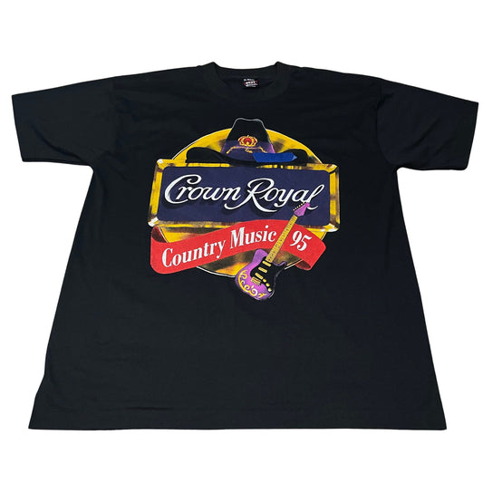Vintage 1995 Crown Royal Country Music Tour T-Shirt - Used/Worn