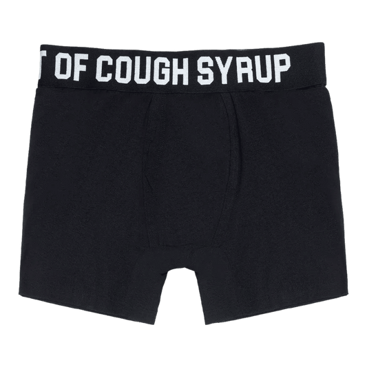 Awful Lot of Cough Syrup Boxers Black