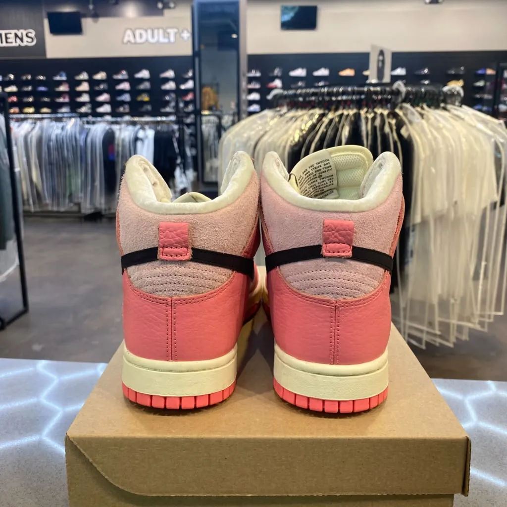 Nike Dunk High Hoops Pack Pink (Women's) Size 8.5W DX3359-600 - Pre-Owned (Replacement Box)