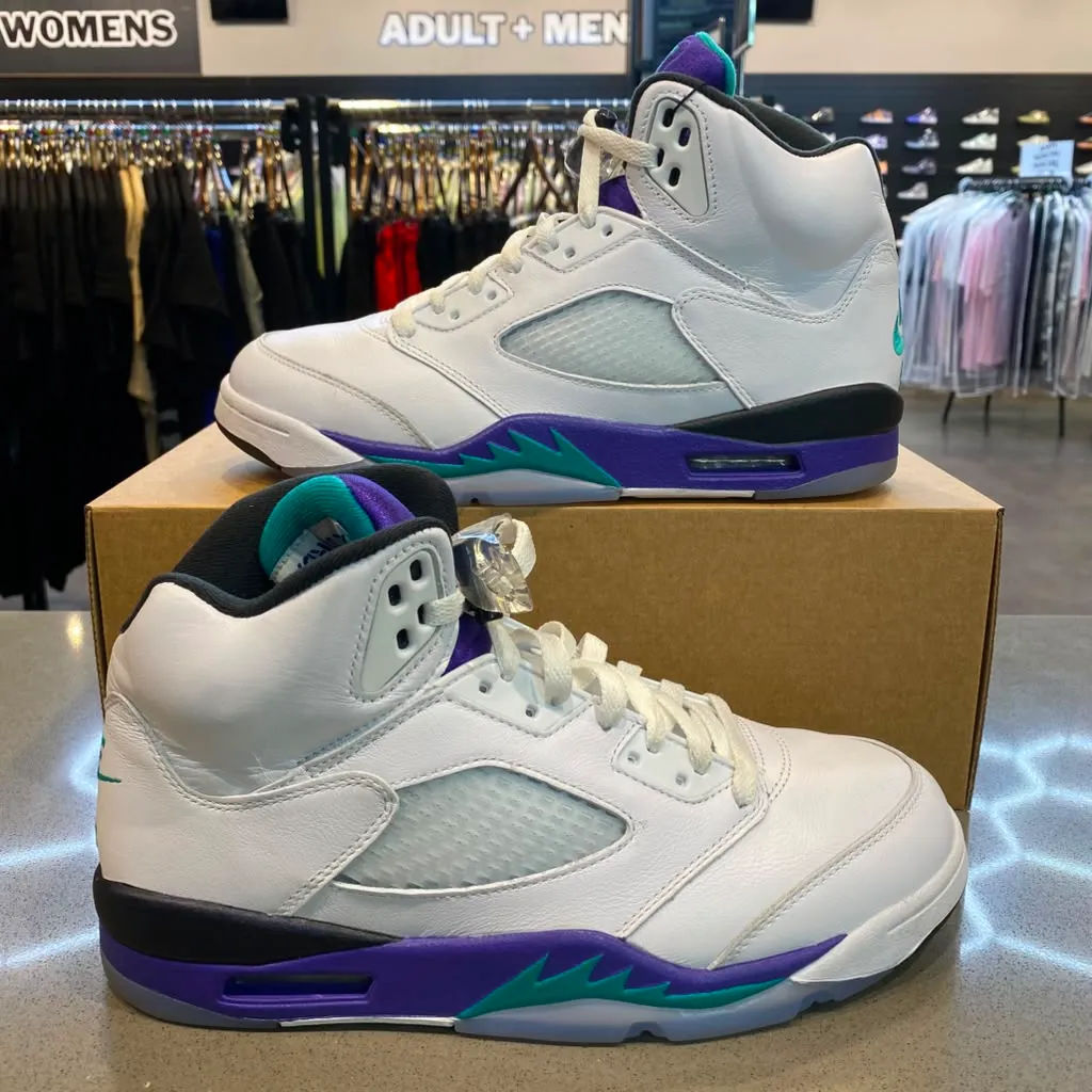 Jordan 5 Retro Grape (2025) Size 8.5 HQ7978-100 - Pre-Owned (Replacement Box)