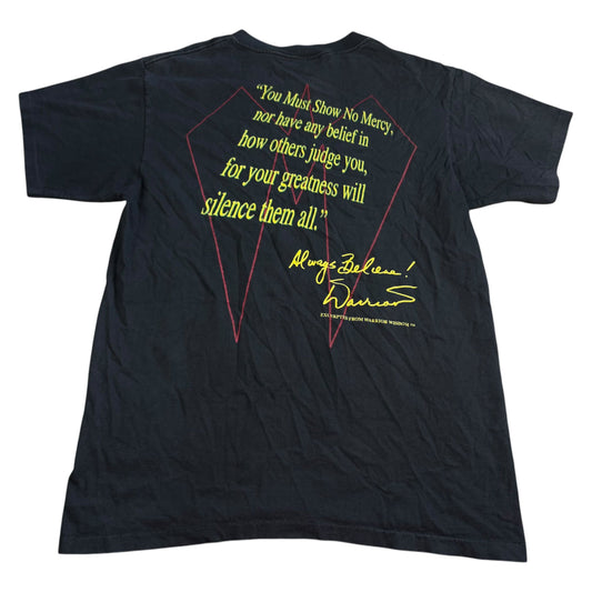 Vintage 1996 WWF Ultimate Warrior Wisdom Wrestling T-Shirt - Used/Worn