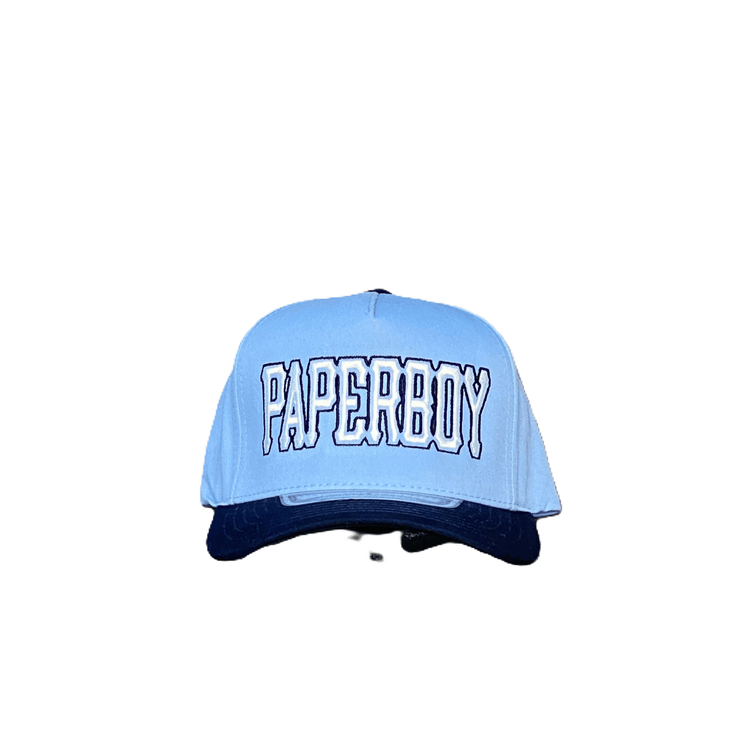 Baby Blue/Navy Paperboy football trucker