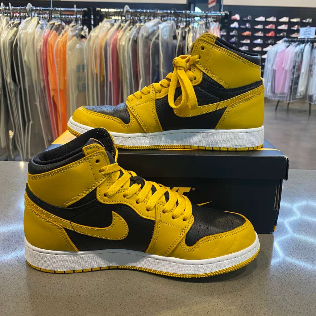 Jordan 1 Retro High OG Pollen (GS) Size 6.5Y 575441-701 - Pre-Owned