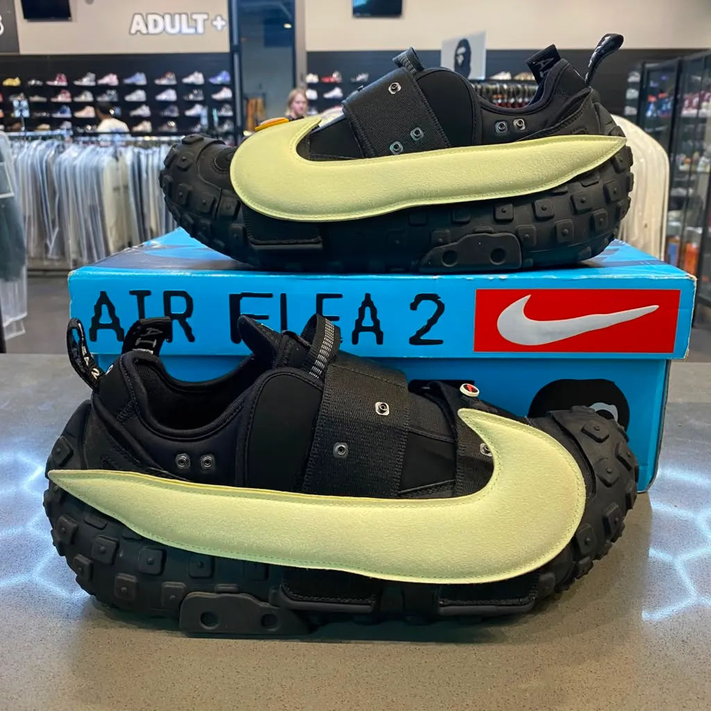 Nike CPFM Air Flea 2 Cactus Plant Flea Market Black Alabaster Size 9 DV7164-001 - Pre-Owned