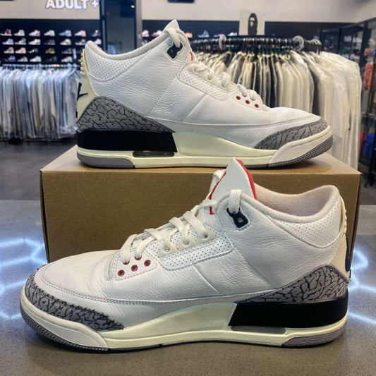 Jordan 3 Retro White Cement Reimagined Size 10.5 DN3707-100 - Pre-Owned (Replacement Box)