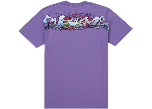 Supreme Tag Tee Purple