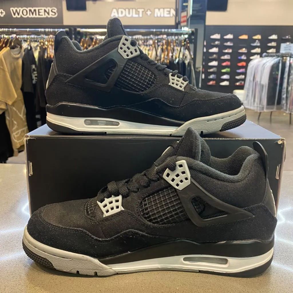 Jordan 4 Retro SE Black Canvas Size 8 DH7138-006 - Pre-Owned