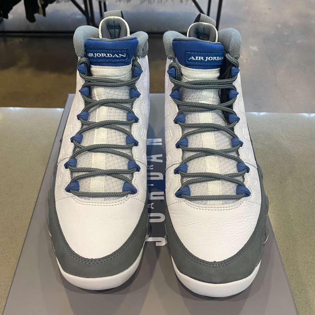 Jordan 9 Retro Flint Grey French Blue (2026) Size 9 HV4794-100 - Pre-Owned