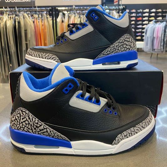 Jordan 3 Retro Sport Blue Size 8 136064-007 - Pre-Owned