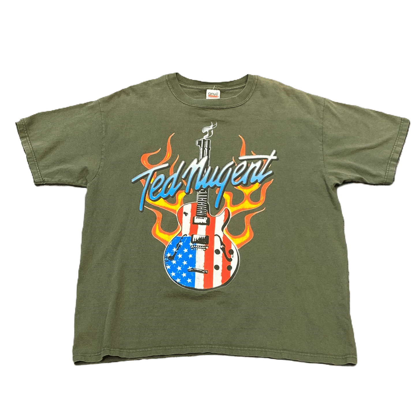 Vintage Ted Nugent Guitar USA T-Shirt - Used/Worn