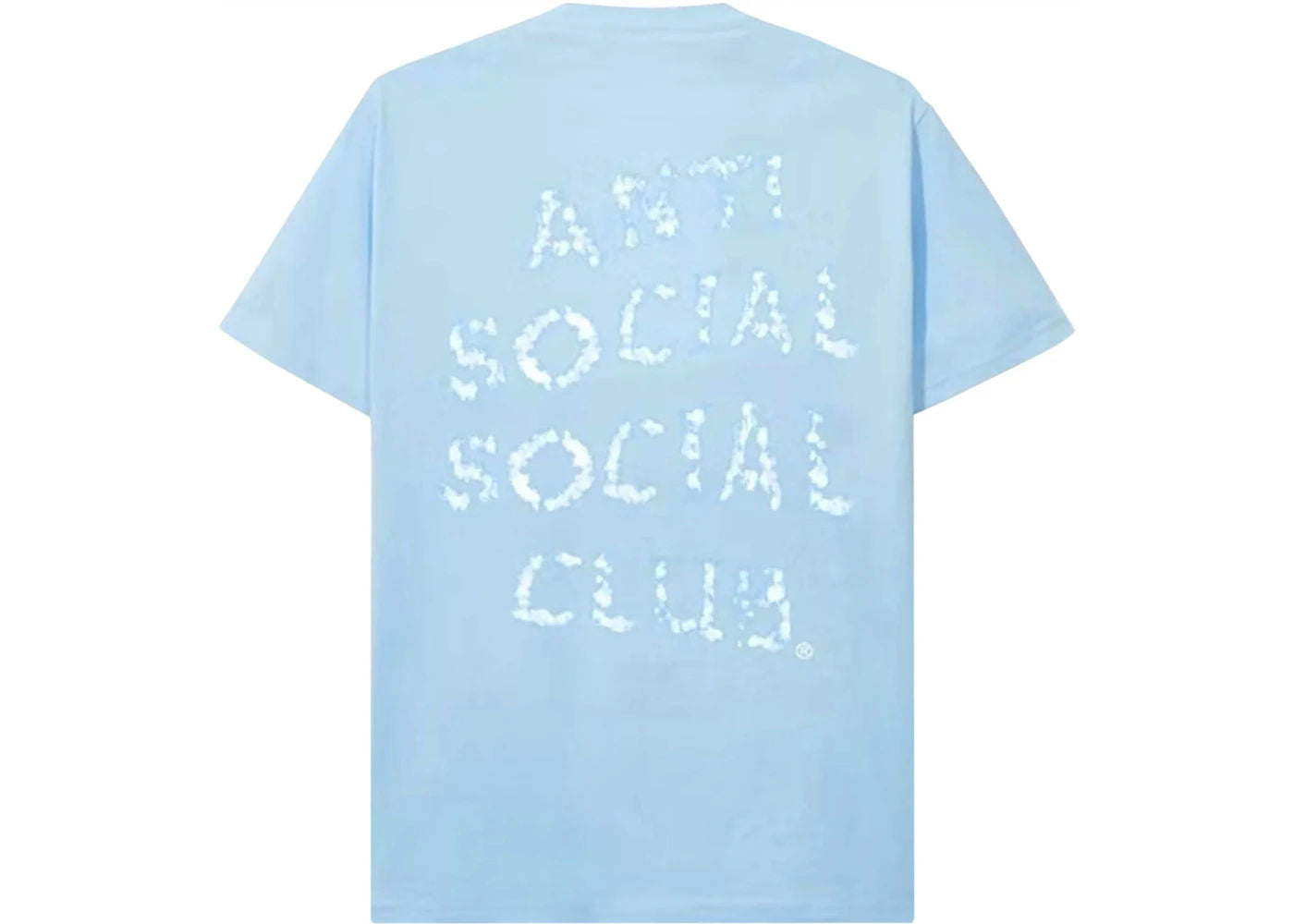 Anti Social Social Club Partly Cloudy Tee Blue