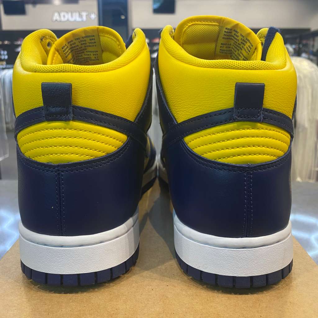 Nike Dunk High Michigan (2025) Size 12 HF3143-700 - Pre-Owned (Replacement Box)