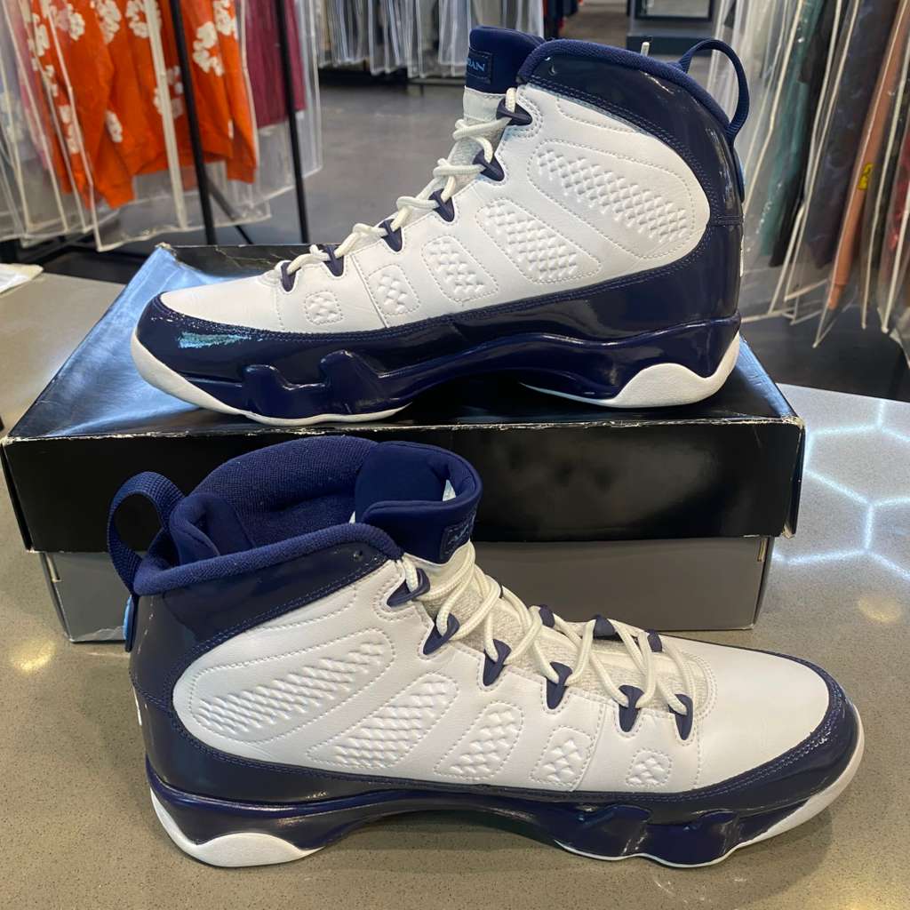 Jordan 9 Retro Pearl Blue Size 11 302370-145 - Pre-Owned