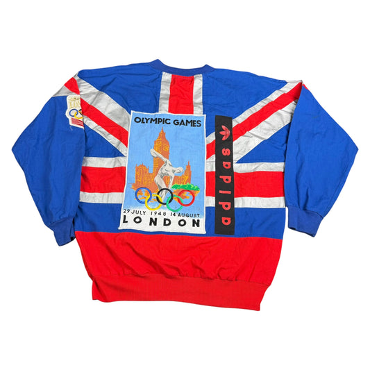Vintage Adidas 1908 London Olympics Crewneck Sweatshirt - Used/Worn