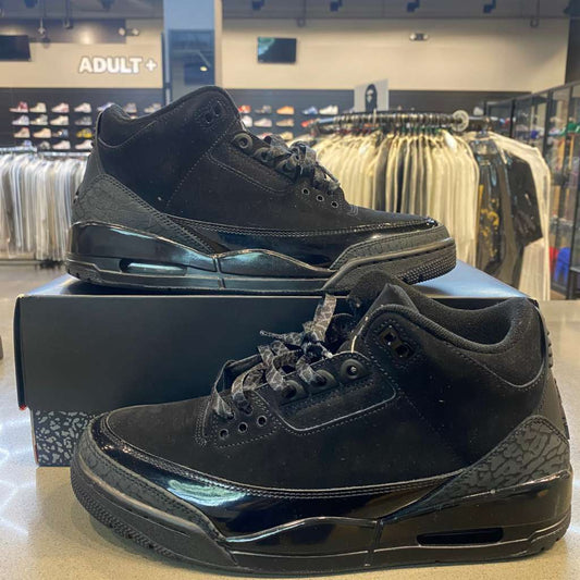 Jordan 3 Retro Black Cat (2025) Size 9.5 CT8532-001 - Pre-Owned