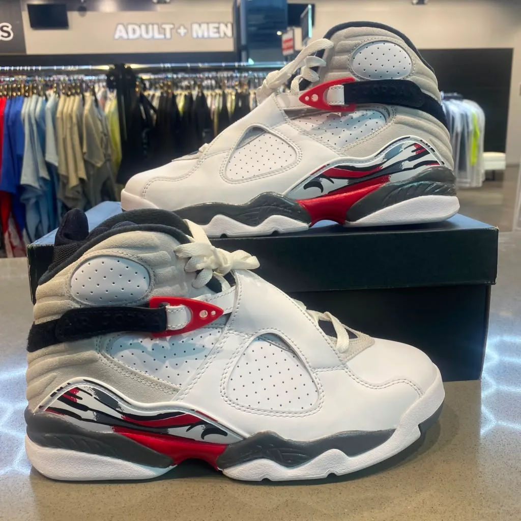 Jordan 8 Retro White True Red (2025) Size 10.5 305381-100 - Pre-Owned