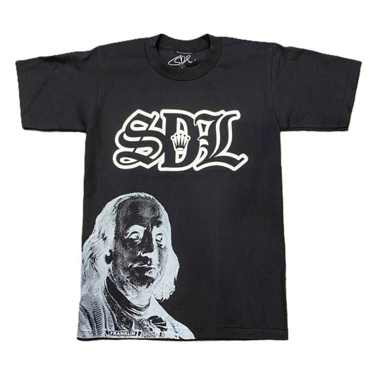 SDL Crown Logo Benjamin Tee Black/White