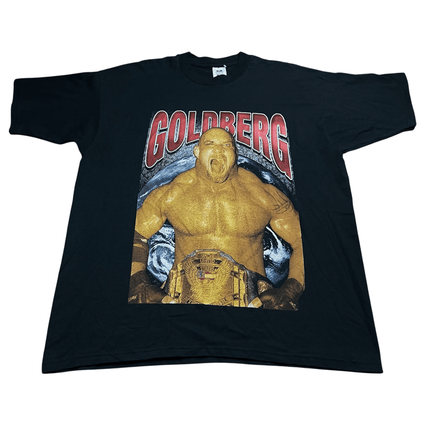Vintage 90s Goldberg Wrestling Rap-Style T-Shirt - Used