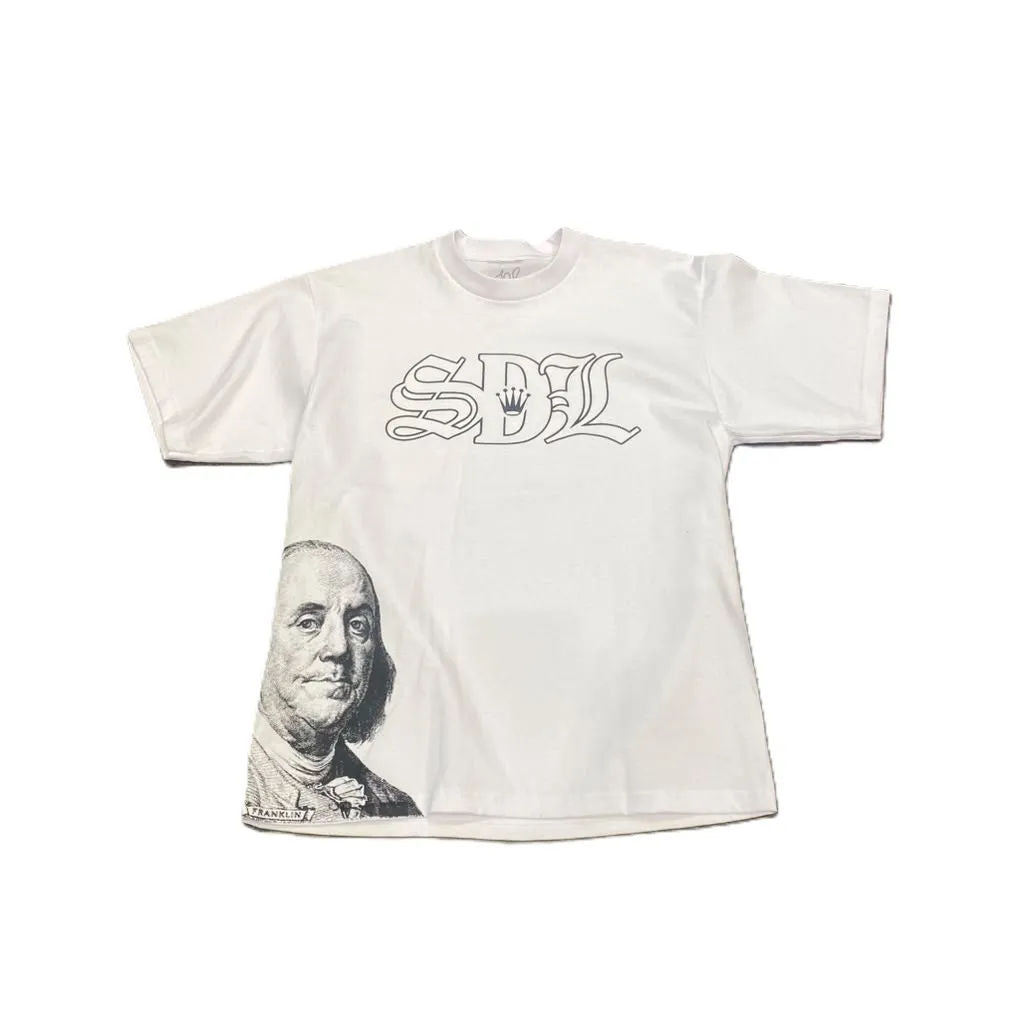 SDL Back Crown Logo Benjamin Tee White/Black