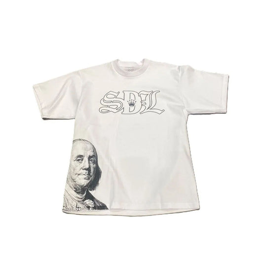 SDL Back Crown Logo Benjamin Tee White/Black
