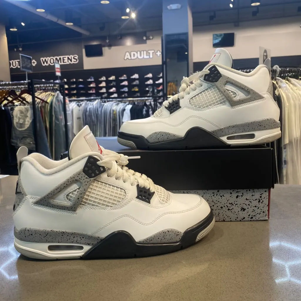 Jordan 4 Retro White Cement (2025) Size 9 FV5029-100 - Pre-Owned