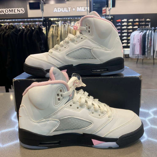 Jordan 5 Retro Medium Soft Pink (GS) Size 5.5Y HQ7980-102 - Pre-Owned