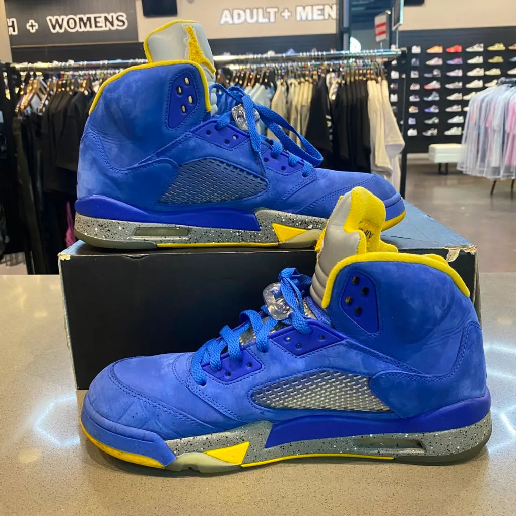 Jordan 5 Retro JSP Laney Varsity Royal Size 12 CD2720-400 - Pre-Owned