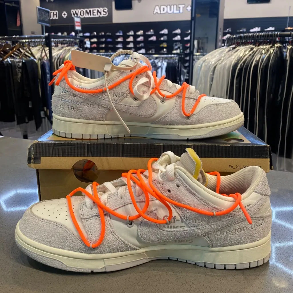 Nike Dunk Low Off-White Lot 13 Size 12 DJ0950-110 - Pre-Owned