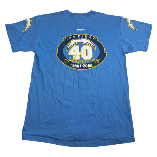 Vintage 2000 NFL San Diego Chargers Logo T-Shirt - Used/Worn