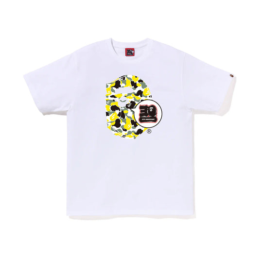 BAPE Store Osaka Bape 30th Anniversary Ape Head Tee White