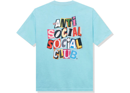 Anti Social Social Club Torn Pages Of Our Story T-shirt Blue