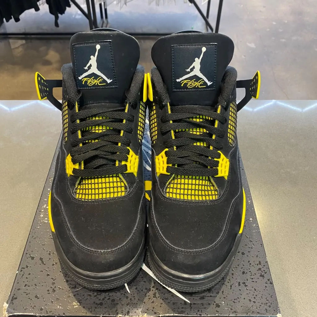 Jordan 4 Retro Thunder (2023) Size 12 DH6927-017 - Pre-Owned