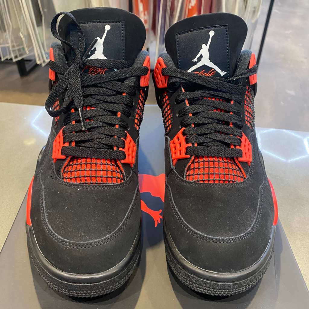Jordan 4 Retro Red Thunder Size 8 CT8527-016 - Pre-Owned