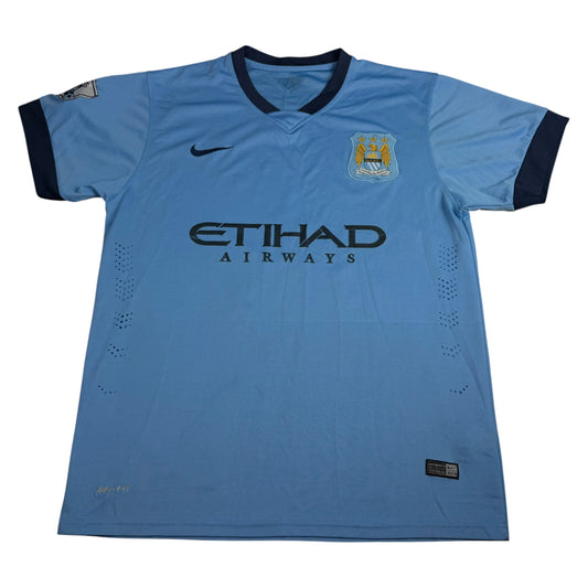 Nike 2014-15 Manchester City FC Home Soccer Jersey - Used/Worn