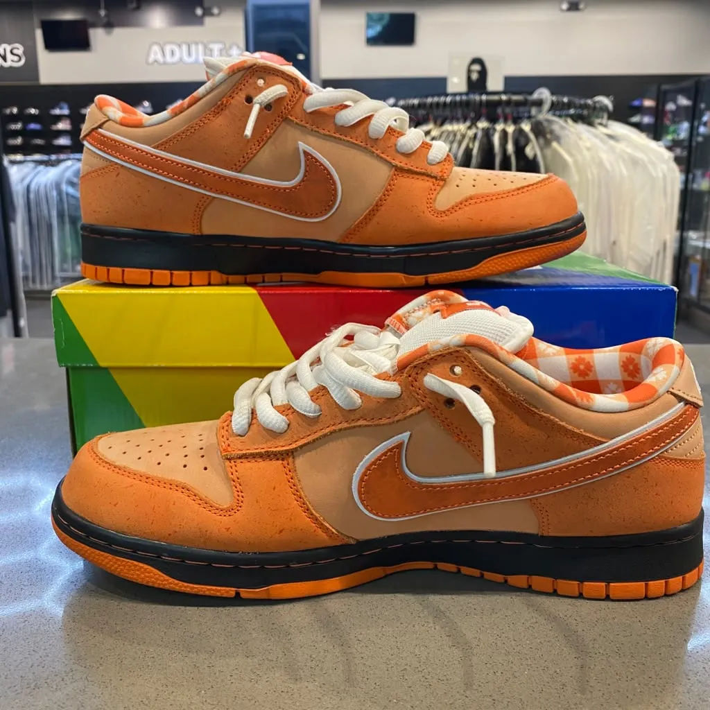 Nike SB Dunk Low Concepts Orange Lobster Size 9 FD8776-800 - Pre-Owned