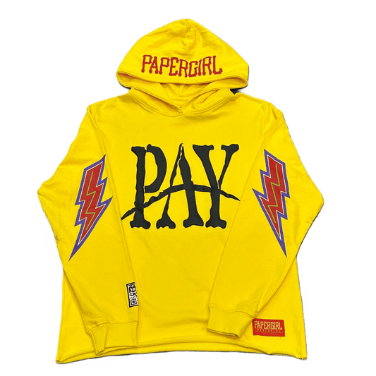 Papergirl Yellow Pay Trap Team Hoodie