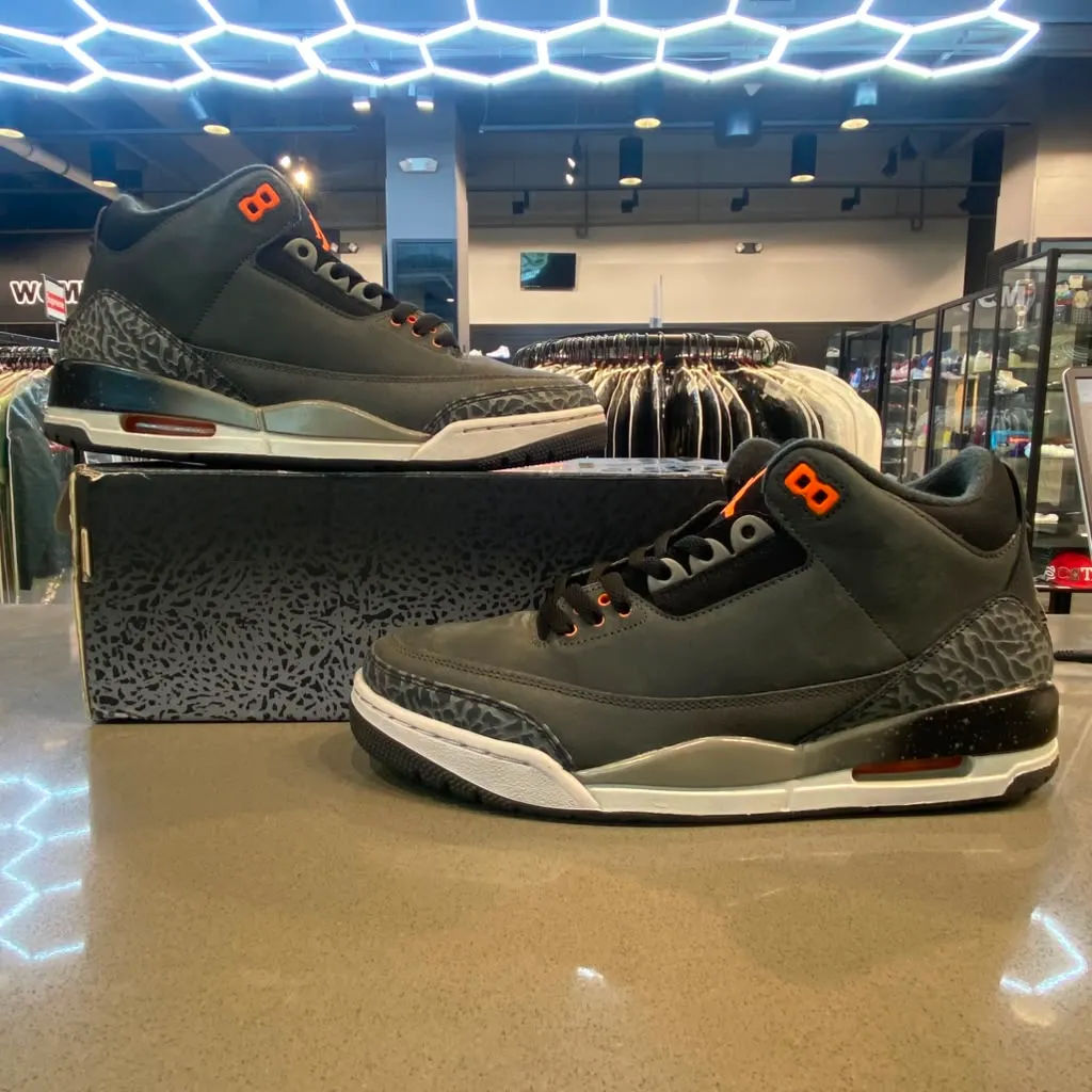 Jordan 3 Retro Fear Pack (2023) Size 9 CT8532-080 - Pre-Owned (Replacement Box)
