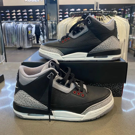 Jordan 3 Retro Black Cement (2024) (GS) Size 7Y DM0967-010 - Pre-Owned