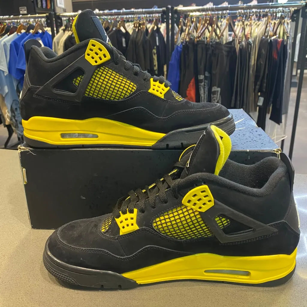 Jordan 4 Retro Thunder (2023) Size 12 DH6927-017 - Pre-Owned