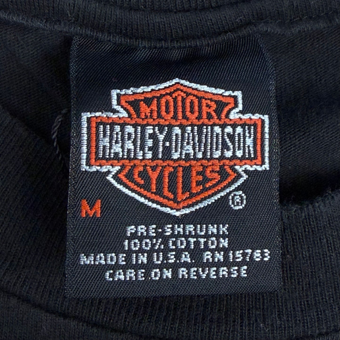 Vintage 1998 Harley-Davidson Key West Poker Run Single-Stitch T-Shirt - Used/Worn